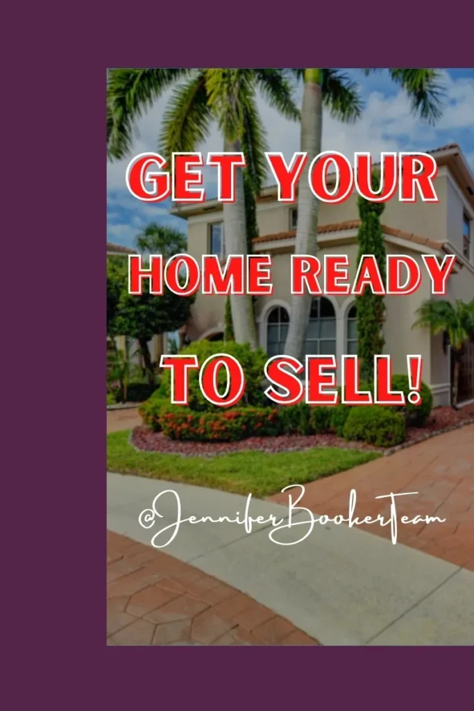 A picture of a house with the words " get your home ready to sell !"