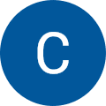 A blue circle with the letter c in it.